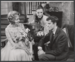 Martha Scott, Andrew Prine and unidentified in the stage production A Distant Bell