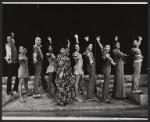 Bobby Hill, Hope Clarke, Alberta Bradford, Damon Evans [center] and unidentified others in the stage production Don't Bother Me I Can't Cope