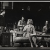 Richard Niles, Robert Hegez (aka Robert Hegyes), Arlene Francis, and Dorian Harewood in the stage production Don't Call Back