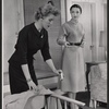 Julia Meade and Neva Patterson in the stage production Double in Hearts