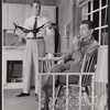 William Redfield and Laurence Hugo  in the stage production Double in Hearts