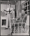 William Redfield and Laurence Hugo  in the stage production Double in Hearts