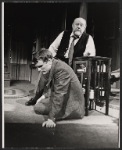 Keir Dullea and Burl Ives in the stage production Dr. Cook's Garden