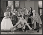 Unidentified other, C. K. Alexander, Louise Sorel, Joe Ponazecki, Martin Heyman and Dolph Sweet in the stage production The Dragon