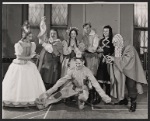C. K. Alexander, Louise Sorel, Joe Ponazecki, Martin Heyman, Dolph Sweet and unidentified others in the stage production The Dragon