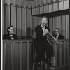 Bill McCutcheon [center] and unidentified others in the stage production Dressed to the Nines