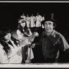 Amy Taubin, Jessica Harper, Barry Primus and ensemble [background] in the stage production Dr. Selavy's Magic Theater