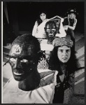 Mary Delson, Jackie Paris [background left] and Robert Schlee [background right] in the stage production Dr. Selavy's Magic Theater