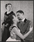 Priscilla Morrill, Jacqueline Brookes and Earle Hyman in the stage production The Duchess of Malfi