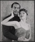 Pernell Roberts and Jan Farrand in the stage production The Duchess of Malfi