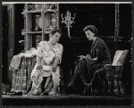 Alec Guinness and Barbara Berjer in the stage production Dylan