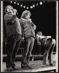 C. C. Courtney, Ragan Courtney and unidentified in the stage production Earl of Ruston
