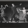 Hal Linden (center) and dancers in the stage production The Education of Hyman Kaplan