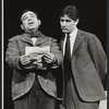 Tom Bosley and Gary Krawford in the stage production The Education of Hyman Kaplan