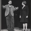 Tom Bosley and Barbara Minkus in the stage production The Education of Hyman Kaplan