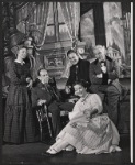 Marion Ross, José Ferrer, Sydney Smith, Lorne Greene, and Patricia Kane in the stage production Edwin Booth