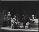 Phyllis Love, Karl Malden, and Lloyd Richards in the stage production The Egghead