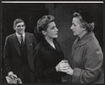 Eileen Herlie, Alison Leggatt and unidentified in the stage production Epitaph for George Dillon