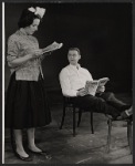 Elaine May and Mike Nichols in the stage production An Evening with Mike Nichols and Elaine May