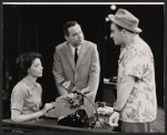 Ellen Holly, Jack Lemmon, and Edward Asner in the stage production Face of a Hero