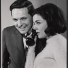 Alan Alda and unidentified in the stage production Fair Game for Lovers