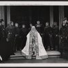 M. Josef Sommer [center] and unidentified others in the 1966 American Shakespeare production of Falstaff