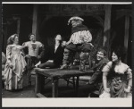 Jerome Kilty [center] and unidentified others in the 1966 American Shakespeare production of Falstaff