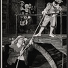 Peter Glossop, Anastasios Vrenios and unidentified others in the 1967 American National Opera Co production of Falstaff