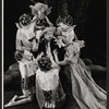 Peter Glossop [center] and unidentified others in the 1967 American National Opera Co production of Falstaff