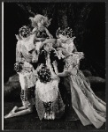 Peter Glossop [center] and unidentified others in the 1967 American National Opera Co production of Falstaff