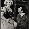 Anastasios Vrenios and unidentified [left] in the 1967 American National Opera Co production of Falstaff