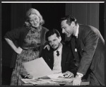 Kim Stanley, Steven Hill and Sam Wanamaker in rehearsal for the stage production A Far Country