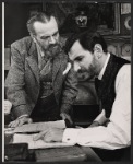 Mark Lenard and unidentified in the touring stage production A Far Country