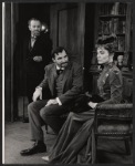 Mark Lenard, Viveca Lindfors and unidentified in the touring stage production A Far Country