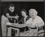 Ronald Winston, Mildred Dunnock and Margaret Rutherford in rehearsal for the stage production Farewell, Farewell Eugene