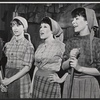 Bette Midler (center) and unidentified actresses in the stage production Fiddler on the Roof