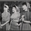 Bette Midler (center) and unidentified actresses in the stage production Fiddler on the Roof
