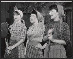 Bette Midler (center) and unidentified actresses in the stage production Fiddler on the Roof