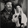 Harry Goz and unidentified in the stage production Fiddler on the Roof