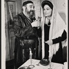 Paul Lipson and Peg Murray in the stage production Fiddler on the Roof