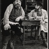 Paul Lipson and unidentified in the stage production Fiddler on the Roof