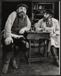 Paul Lipson and unidentified in the stage production Fiddler on the Roof