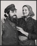 Jan Peerce and Mimi Randolph in the stage production Fiddler on the Roof