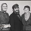 Mimi Randolph, Jan Peerce and Ruth Jaroslow in publicity for the stage production Fiddler on the Roof