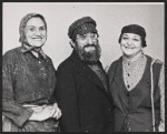 Mimi Randolph, Jan Peerce and Ruth Jaroslow in publicity for the stage production Fiddler on the Roof