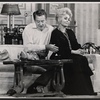 Tom Poston and Zsa Zsa Gabor in the stage production Forty Carats