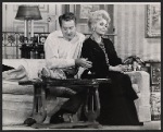 Tom Poston and Zsa Zsa Gabor in the stage production Forty Carats