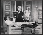 Tom Poston, Zsa Zsa Gabor, and Judi Rolin in the stage production Forty Carats