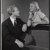 Robert Hardy and Ann Todd in rehearsal for the stage production Four Winds