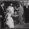 Peter Cookson [left], Ann Todd [second from left], Luella Gear [second from right], James Rennie [right] and unidentified [center] in the stage production